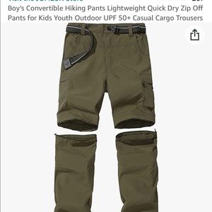 Boys cargo break away pants
